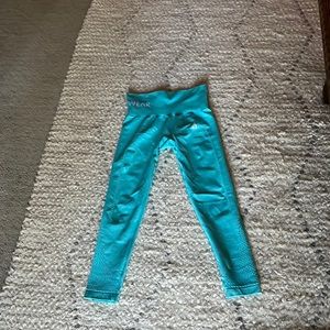 Ryderwear turquoise leggings